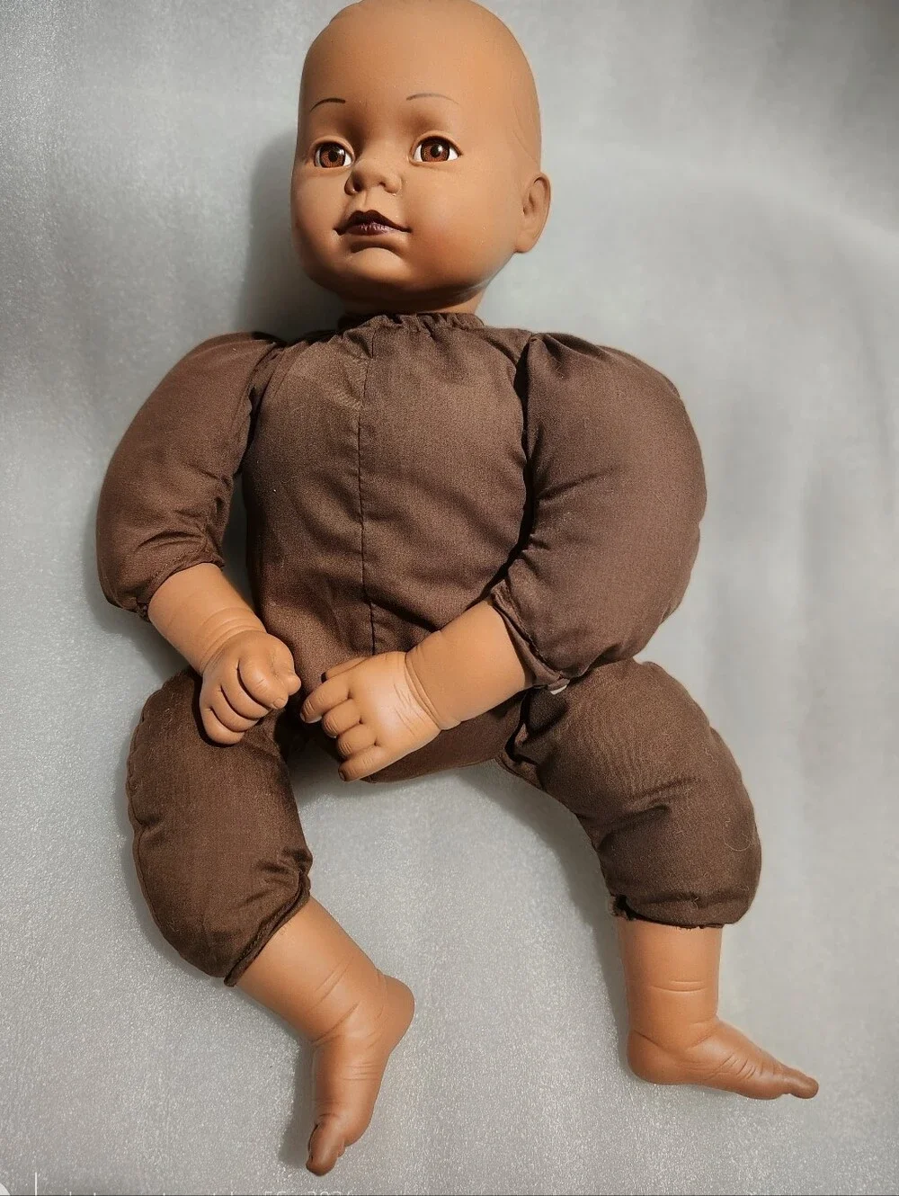 1999 Rare CitiToy Brown Skin Tone Newborn Collectable 20